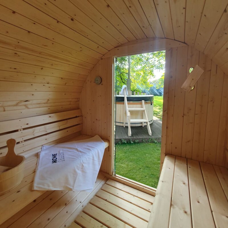 HOME DELUXE Venkovní sudová sauna LAHTI L